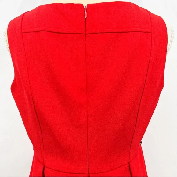 Adrianna Papell A Line Pleated Dress - Picture 5 of 10